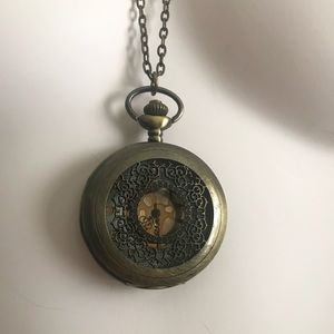 Pocket watch necklace